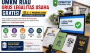 UMKM Riau Wajib Tahu! Legalitas Usaha Gratis Dibuka 3-7 Agustus, Ini Syaratnya